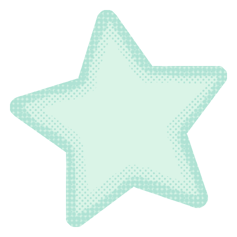 mint star graphic